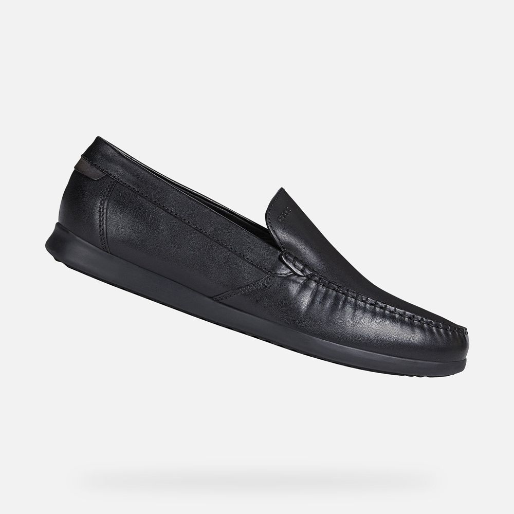 Geox Loafers Black Sile - Geox Mens Shoes - NVSCIX754